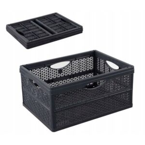 Folding Storage Basket Collapsible Laundry Caddy
