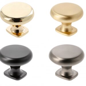 Cabinet Knob Round ZnAl Lorena by GTV