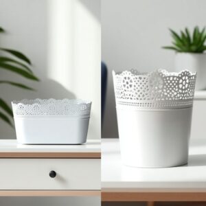 Lace Pattern Plant Pot Cover Planter
