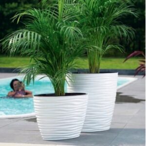 Oval Planter Dunes Effect with Insert
