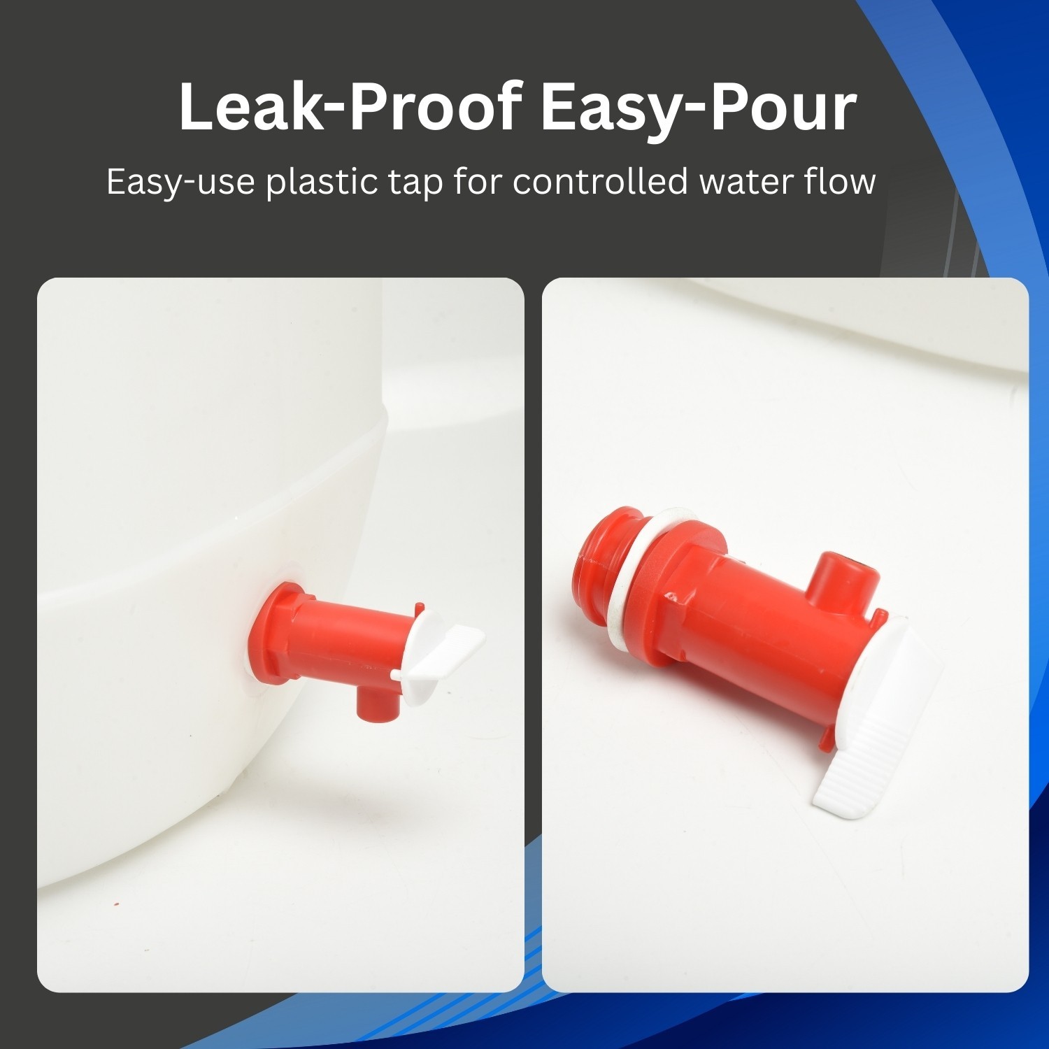 Water Canister with Tap and Carry Handle - Image 3