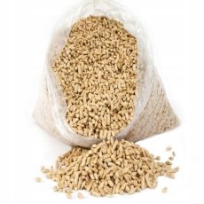 Premium Cat Litter Wood Pellet Non Clumping, Ultra Absorbent Pine Bulk 30L 15kg - 6