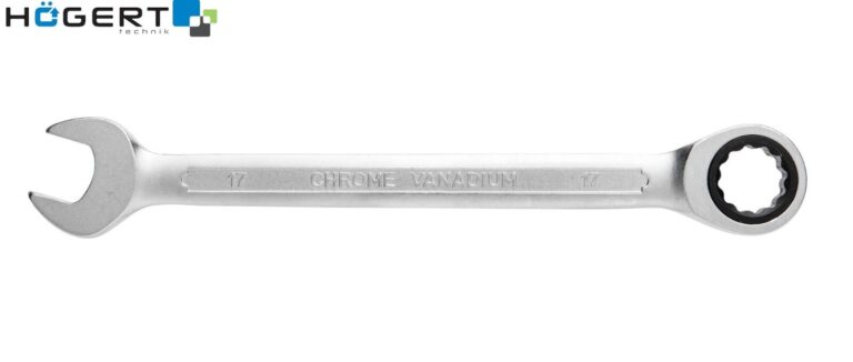 Combination Ratchet Spanner 72T CrV Metric