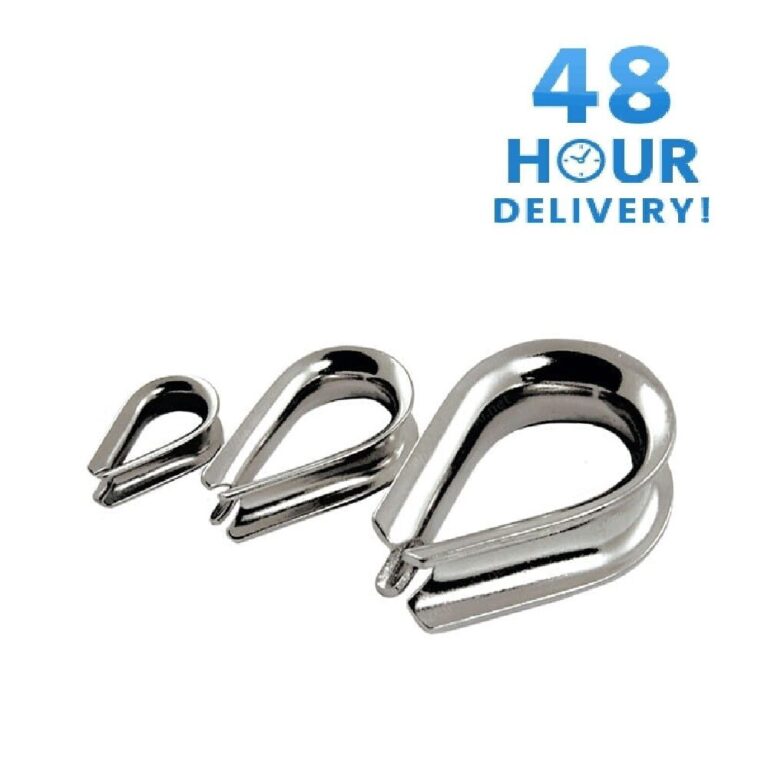 Wire Rope Thimbles 316 Stainless Steel Marine Grade