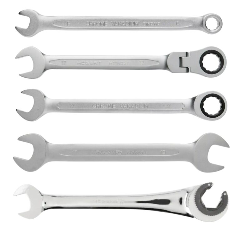 Combination Ratchet Spanner CrV Metric