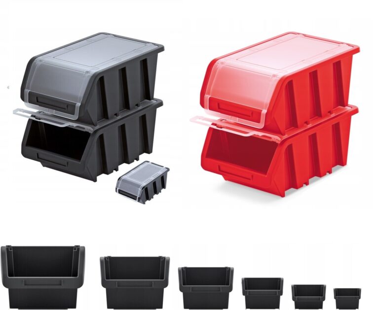 Stackable Open-Front Storage Bins