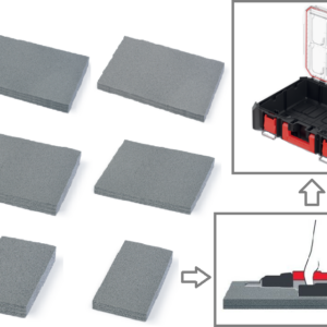 Tool Box Foam Inserts Cut and Peel Grey