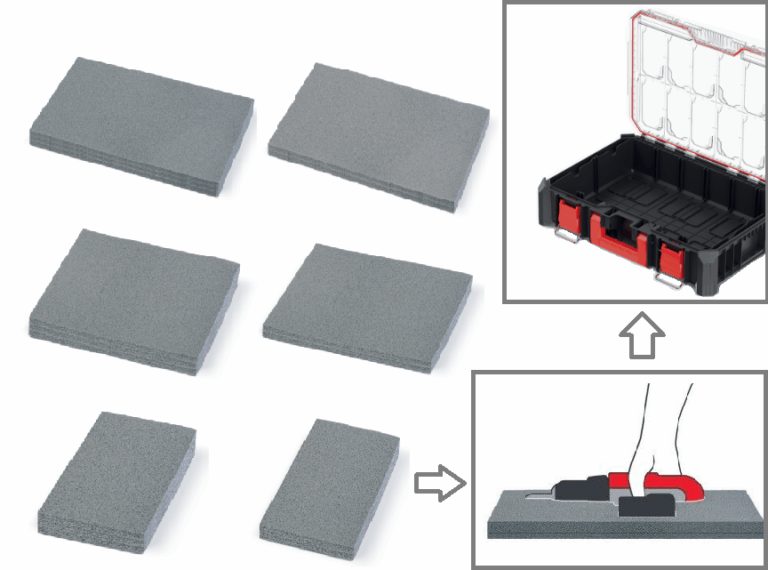 Cut-and-Peel Tool Box Foam Insert