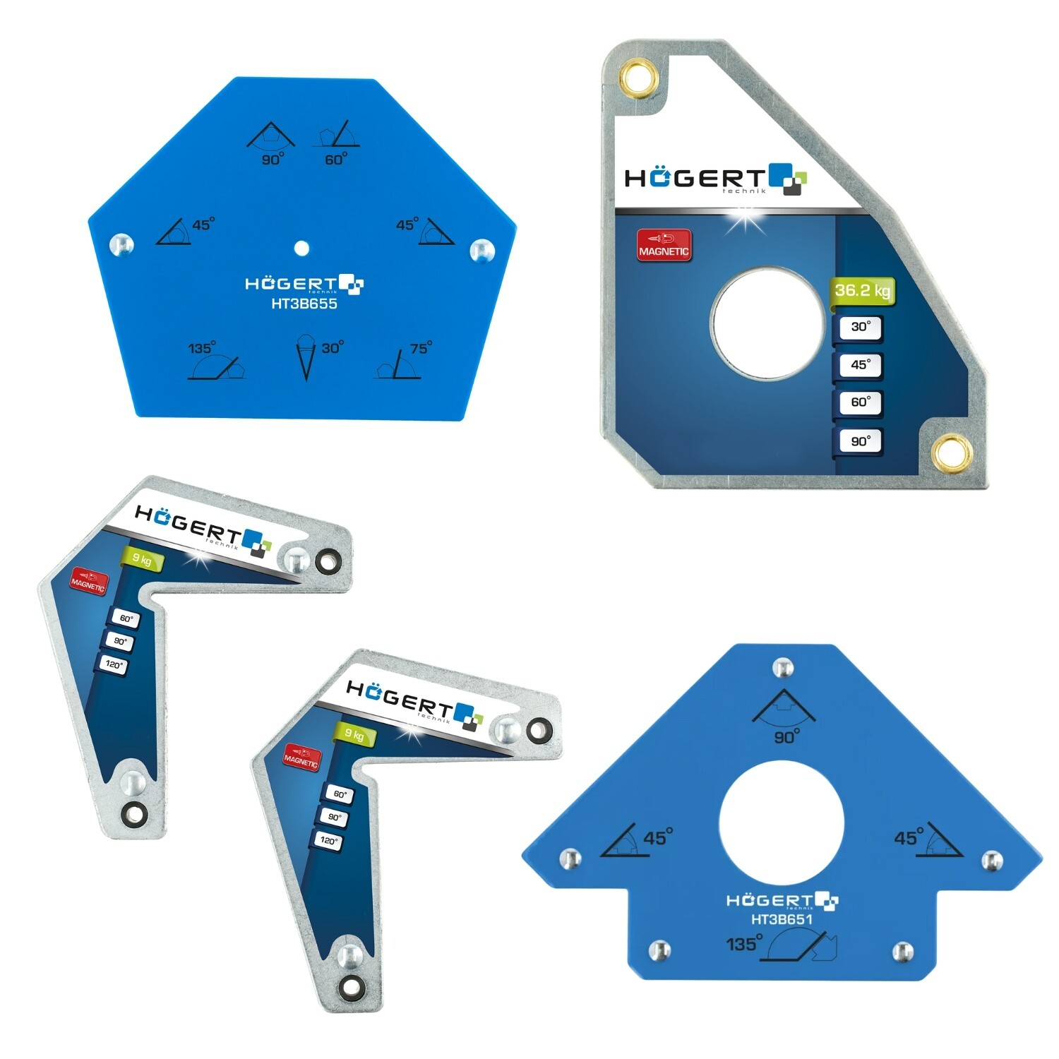Welding-Magnet-Holder-Square-ArrowHexTriangleL-Shape-9362kg-Lifting-Str-116889761889