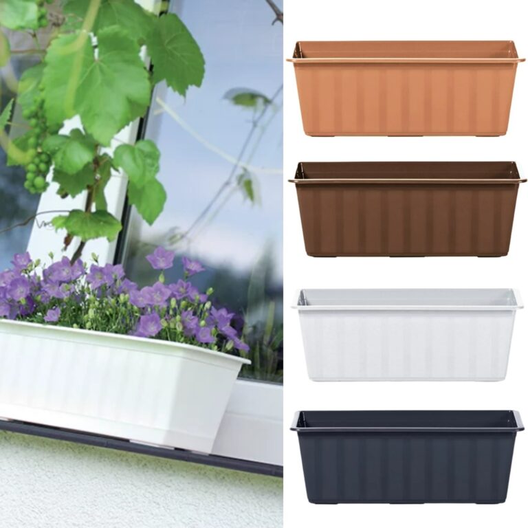 Rectangular Window Box Planter Free-Standing